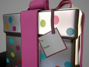 3d birthday gift boxes - game ready Modelo 3D