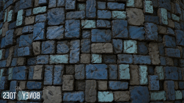 Aztec Stone Tiles - Game Textures 3D Texture by boneytoes