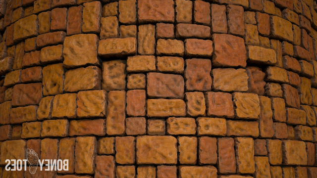 aztec stone tiles - game textures CG Textures in Brick 3DExport