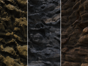 perforated rock surface - game textures CG Textures