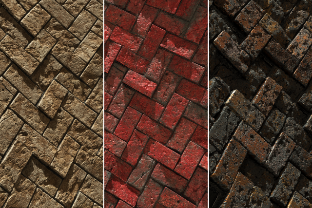 herringbone bricks - game textures CG 纹理 .c4d .max .obj .3ds .fbx .stl .blend 