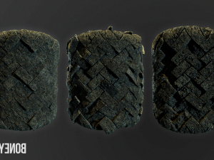 herringbone bricks - game textures CG 纹理