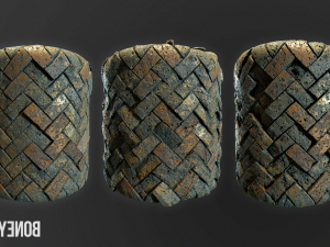 herringbone bricks - game textures CG 纹理