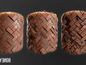 herringbone bricks - game textures CG 纹理