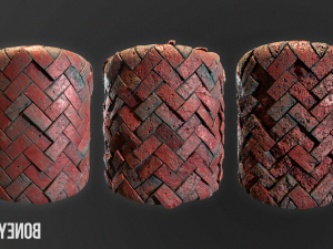 herringbone bricks - game textures CG 纹理