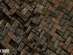herringbone bricks - game textures CG 纹理