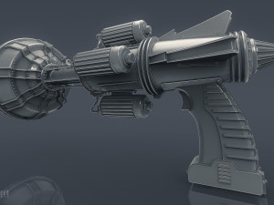 scifi ray blaster - high poly 3Dモデル