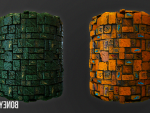 aztec stone tiles - game textures CG Textures