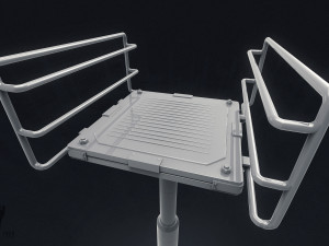 scifi elevator platform - high poly 3D Model