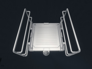 scifi elevator platform - high poly 3D Model
