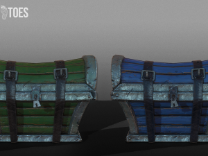 wooden treasure chests - game ready 3D Model