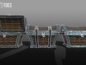treasure chest trunk - game ready Modelo 3D