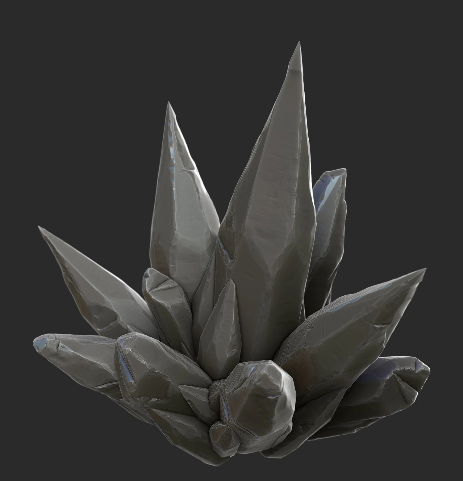 3d crystal gems - high poly 3D Model .c4d .max .obj .3ds .fbx .stl .blend 