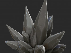3d crystal gems - high poly 3D Model