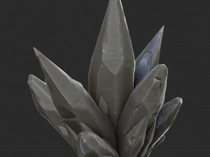 3d crystal gems - high poly 3D Model
