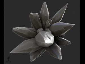 3d crystal gems - high poly 3D Model