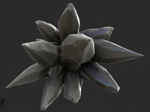 3d crystal gems - high poly 3D Model