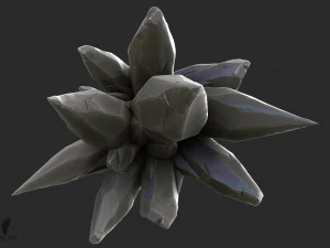 3d crystal gems - high poly 3D Model