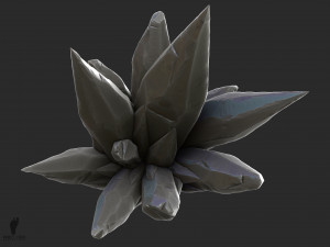 3d crystal gems - high poly 3D Model