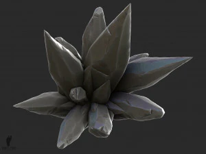 3d crystal gems - high poly 3D Model