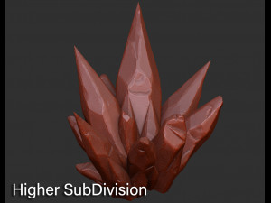 3d crystal gems - high poly 3D Model