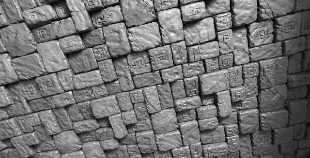 3D tileable stone floor tiles - high-poly 3Dモデル .c4d .max .obj .3ds .fbx .stl .blend 