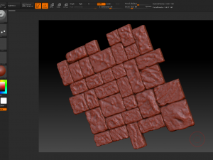 3D tileable stone floor tiles - high-poly 3Dモデル