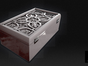 3d jewelry box - high poly 3D Model