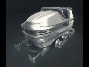 Carrello per montagne russe 3D - alto poli Modello 3D