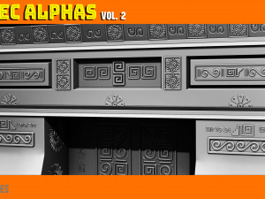 Aztec Alpha Brushes Volume 2 CG टेक्स्चर्स