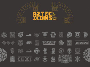 aztec vector icons volume 3 3D Model