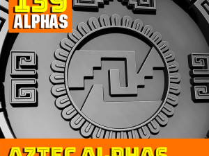 Aztec Alpha Brushes Volume 6 CG Textures