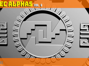 Aztec Alpha Brushes Volume 6 CG 텍스쳐