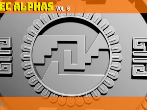 Aztec Alpha Brushes Volume 6 CG Textures