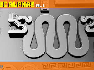 Aztec Alpha Brushes Volume 6 CG 텍스쳐