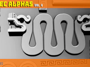 Aztec Alpha Brushes Volume 6 CG Textures