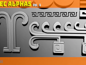 Aztec Alpha Brushes Volume 6 CG Textures