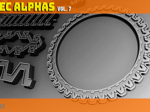 Aztec Alpha Brushes Volume 7 CG Textures