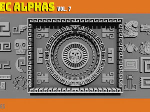 Pennelli aztechi Alpha Volume 7 CG Textures