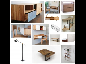 极简 Revit 家具包 3D 模型