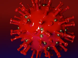 modelo de coronav&iacute;rus octanerender Modelo 3D