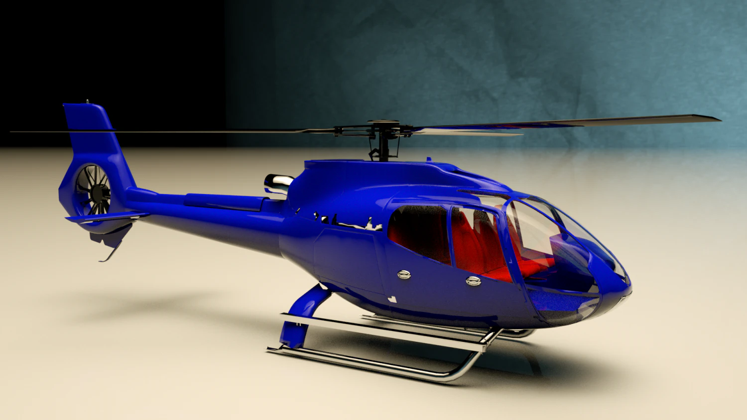 helicopter c4d octane render 3D Model .c4d .max .obj .3ds .fbx .stl .blend 