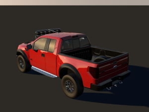 f-150 raptor 3ds c4d obj Model 3D
