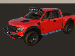 f-150 raptor 3ds c4d obj 3D Model