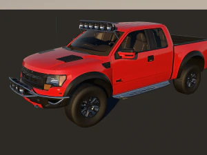 f-150 raptor 3ds c4d obj 3D Model