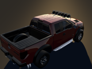 f-150 raptor 3ds c4d obj Model 3D