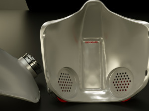 respiration-mask octane render high poly 3D Model