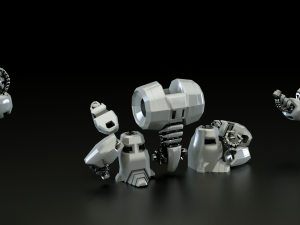 Robot dg240 highquality 3D मॉडल