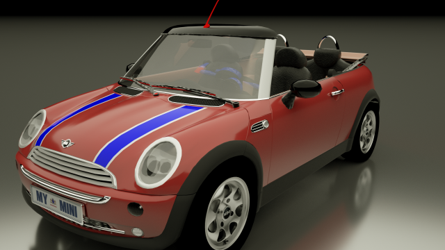mini coop octanerenderc4d ultrahighquality Modèle 3D .c4d .max .obj .3ds .fbx .stl .blend 