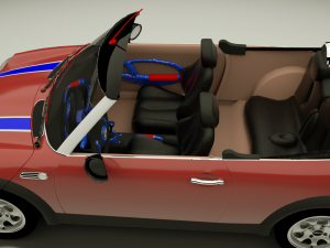 mini coop octanerenderc4d ultrahighquality Modèle 3D